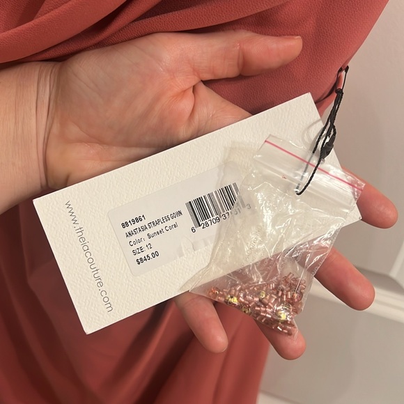 THEIA’s Anastasia Embellished Strapless Gown, Size 6, only once worn - Picture 5 of 6